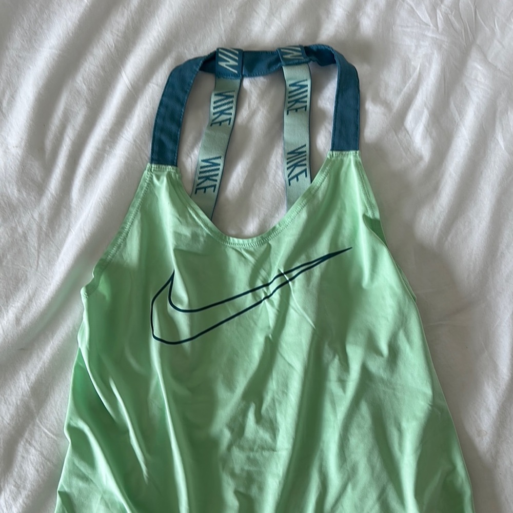 Nike Green and Blue Swim Coverup